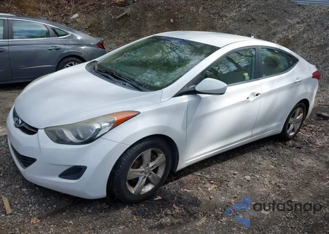 2011 Hyundai Elantra Gls from USA, damaged, VIN 5NPDH4AE2BH002835